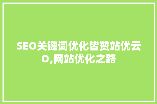 SEO关键词优化皆赞站优云O,网站优化之路